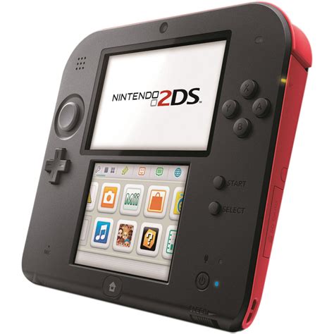 Nintendo 2ds Handheld Gaming System Crimson Red Ftrskaaa Bandh