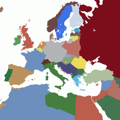 Hearts Of Iron 3 Blank Map