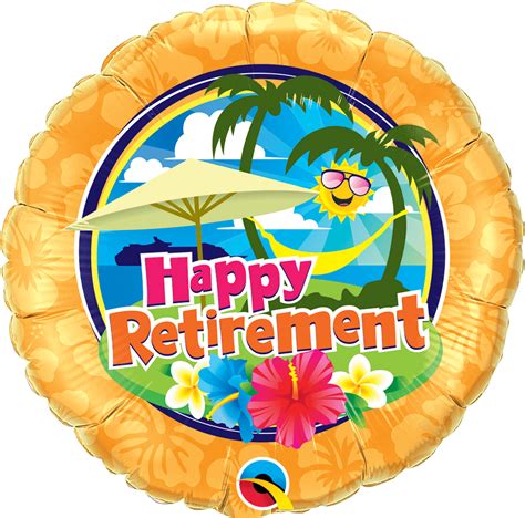 Happy Retirement Sunshine Foil Balloon