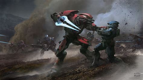 Halo Concept Art By Various Bungie Artists Post Game Lobby