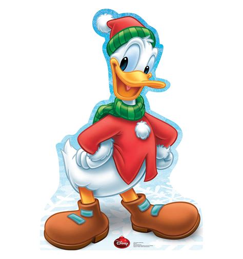 Holiday Donald Duck Limited Time Edition Cardboard Cutout 1738
