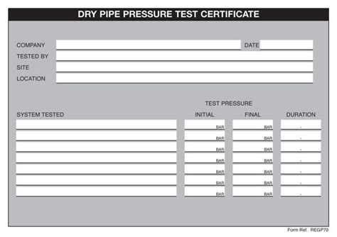 This troubleshooting video will show you how to locate faults when the clay drainage system has failed air tests. Regin REGP70 dry pipe pressure test certificates | Wolseley