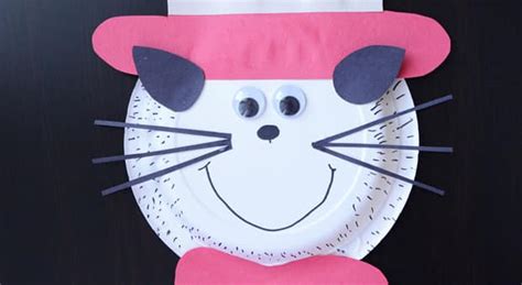 Easy Craft For Kids Paper Plate Cat In The Hat Play Cbc Parents