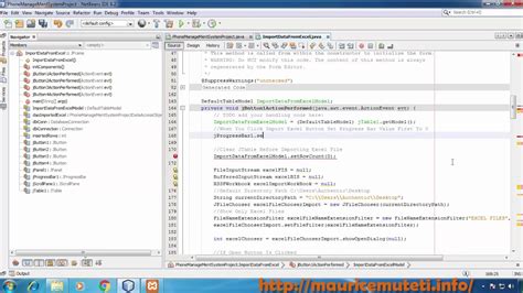 45 Java And Mysql Project Netbeans Ide Tutorial Display Progressbar While Importing From