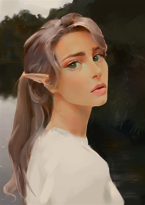 Artstation Elf Portrait