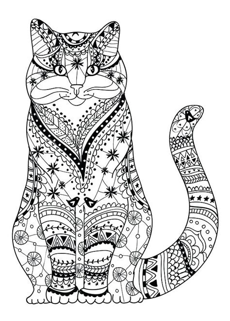 Cat Coloring Pages For Adults Best Coloring Pages For Kids