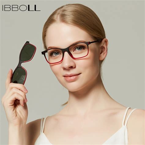 Ibboll Vintage Women Polarized Sunglasses Classic Pladtic Clip On Sun