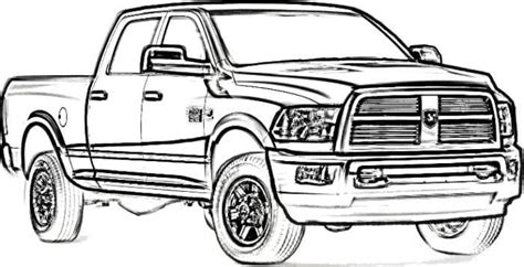 Kids, especially boys, have a great fascination with trucks of all kinds. Ram Truck Coloring Pages | Truck coloring pages, Cars coloring pages, Dodge trucks ram