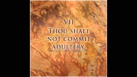 Thou Shalt Not Commit Adultery By Fred And The Genius Ahaya7th