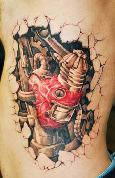 Heart Biomechanical Tattoo Design Of Tattoosdesign Of
