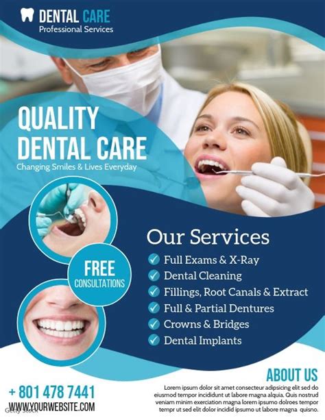 Dental Care Flyers Dental Advertising Dental Posters Dental Marketing