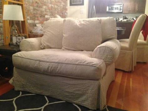 You have no friends in the the comfy couch group. Love this but needs footrest. Extra large over stuffed arm ...