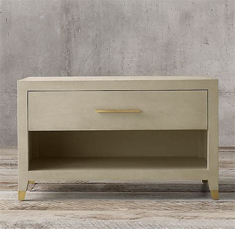 Quick view add to cart. Graydon Shagreen Open Nightstand | Bedroom furniture ...