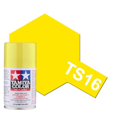 Tamiya Gloss Yellow Spray Paint Ts16 Tam85016 Tamiya Canadian