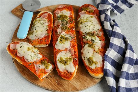 Pizza stokbrood snel en simpel recept
