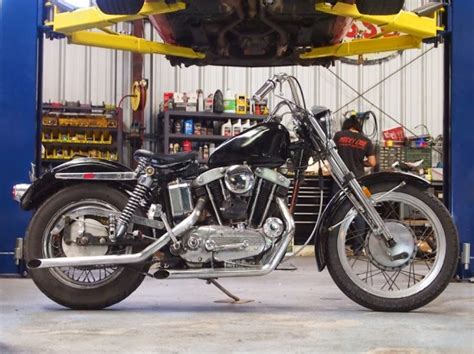 Beautiful original paint sparkling burgundy sportster. 1969 Sportster XLCH | South Bay Street Machines