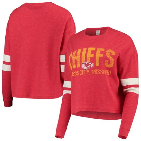 Kansas City Chiefs Womens Devote Long Sleeve T Shirt Red Walmart