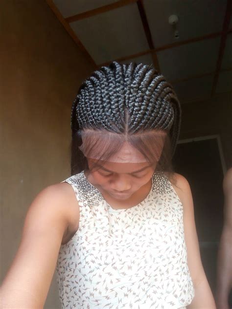 Ghana Weaving Frontal Co Braided Wig Rnrows Etsy