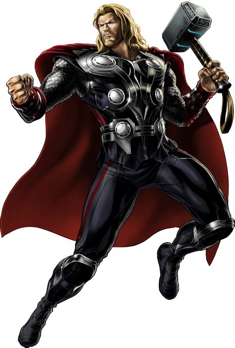 Image Avengers Thor Right Portrait Artpng Marvel Avengers