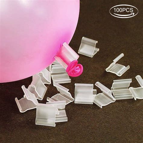 100pcs Balloon Clip Ties For Sealing Helium Gas Air Balloons Party