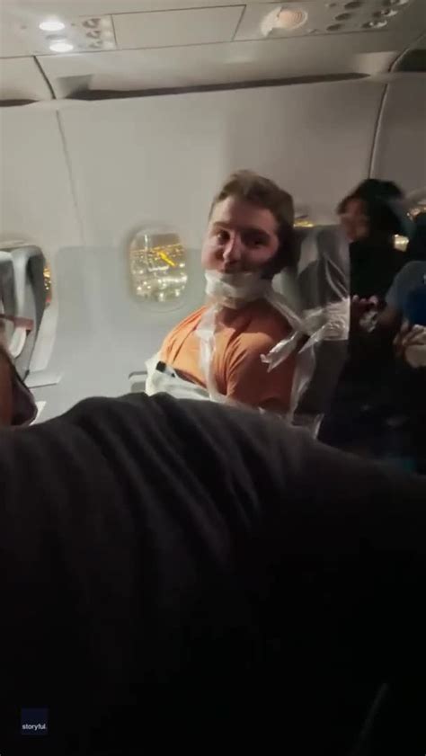 Frontier Airlines Supports Crew Taping Unruly Passenger To Seat