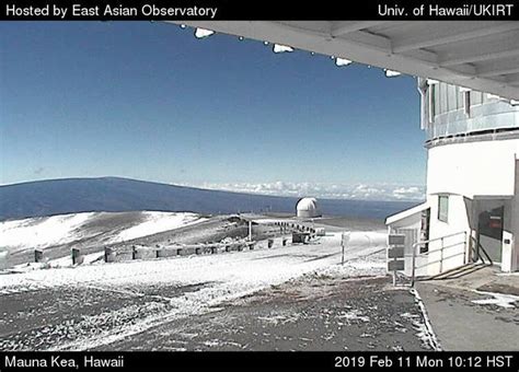 Snow Dusts Big Island Summits West Hawaii Today