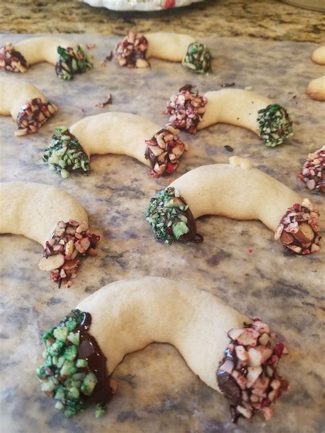 Almond Paste Butter Crescent Cookies Whats Cookin Italian Style Cuisine