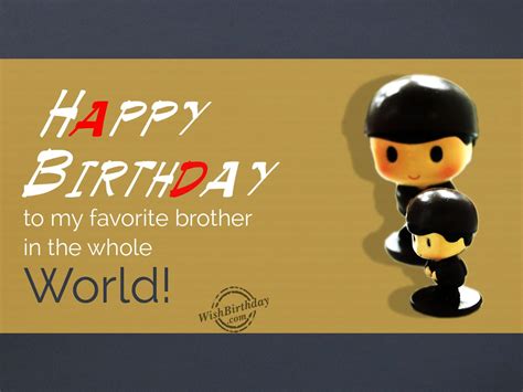 Gambar Birthday Wishes Brother Images Pictures Happy Favorite Gambar Di