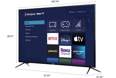 A roku tv includes everything in the television instead. 55" 4K Ultra HD Smart Roku TV with HDR