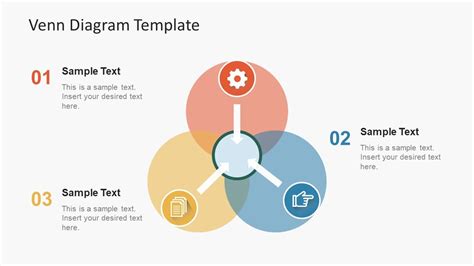 The Set Template Of Venn Diagram Professional Powerpoint Templates