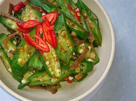 Why is okra called ladies finger? The Morning After: FRIED ASSAM LADY'S FINGER