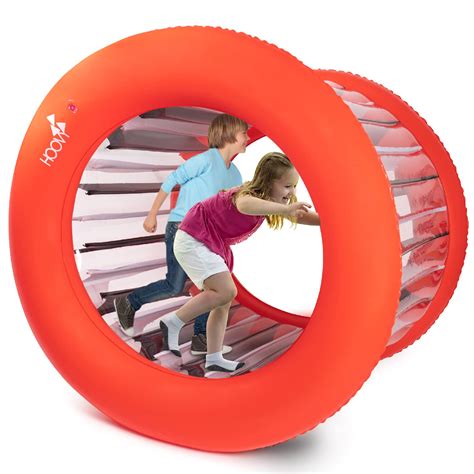 Giant Hamster Wheel Human 65 Diameter Inflatable Rolling Wheel Outdoor Activities For