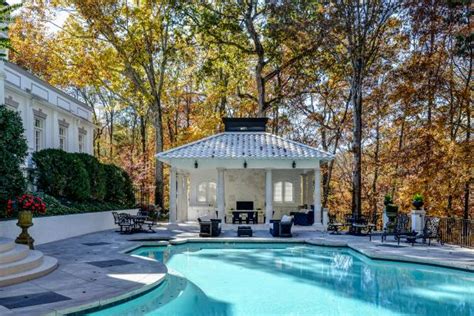 Inviting Swimming Pool And Open Pavilion Hgtv