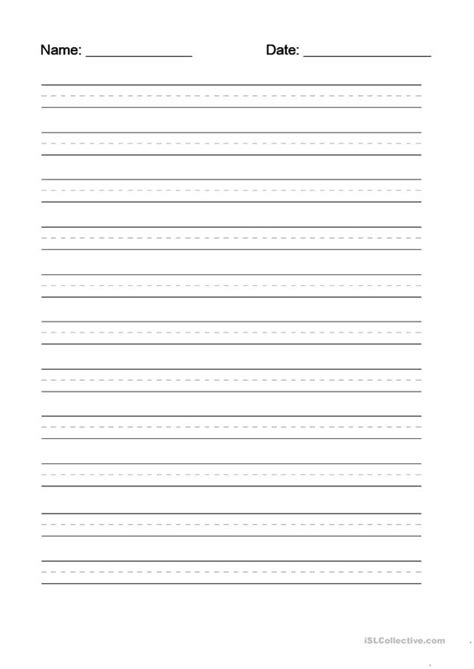 Dotted Straight Lines For Writing Practice Handwriting Lines