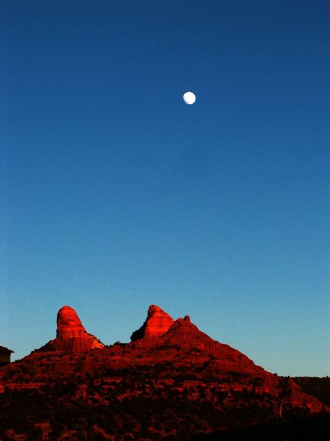 Arizona Moon Natural Landmarks Mountains The Mountain