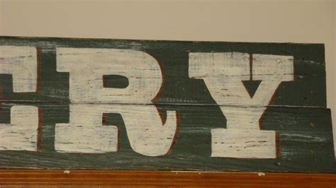 Rustic Reclaimed Wood Grocery Sign Distressed Etsy