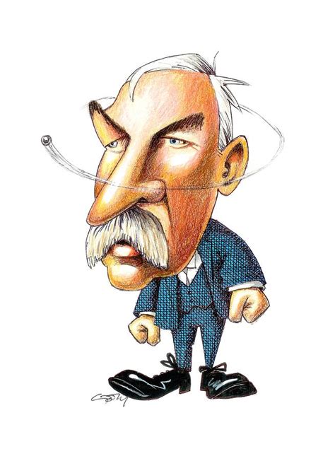 Ernest Rutherford Caricature Photograph By Science Photo Library