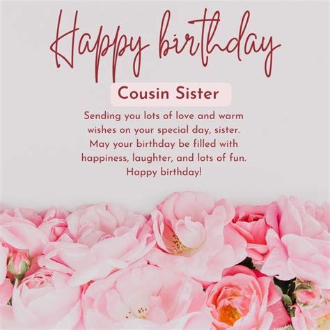 120 Birthday Wishes For Cousin Happy Birthday Cousin Sister Brother
