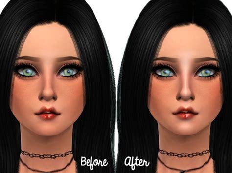 The Sims Resource Face Highlights By Senpai Simmer Sims 4 Downloads