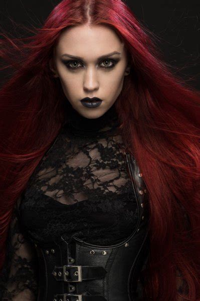 Woman In Black Gothic Costume Stock Photo By ©flexdreams 120118756