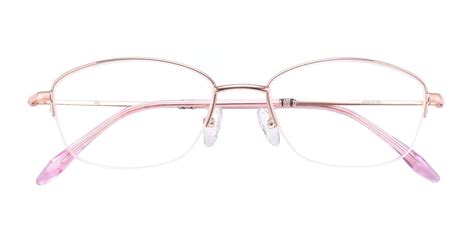 mendoza oval prescription glasses rose gold payne glasses