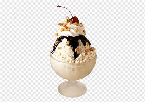 Sundae Ice Cream Cones Chocolate Ice Cream Fudge Sorvete Cream Food Frozen Dessert Png Pngwing