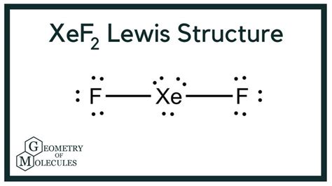 Xef2 Lewis Structure Xenon Difluoride Lewis Molecules Chemical Formula