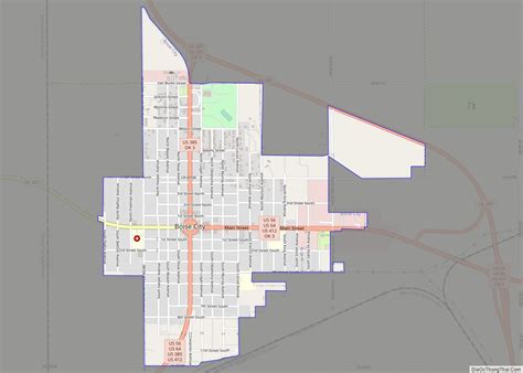 Map Of Boise City Oklahoma