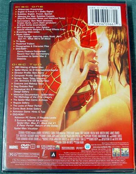 Spiderman Widescreen Dvd