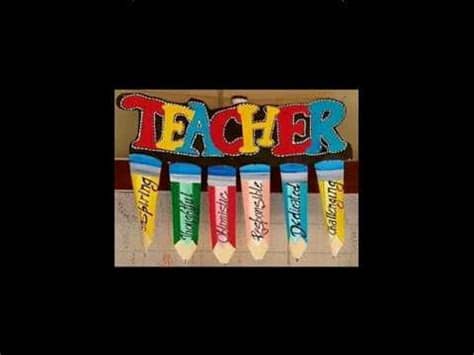 Add this to your board decoration. Creative Teachers' Day Bulletin Board Ideas - YouTube