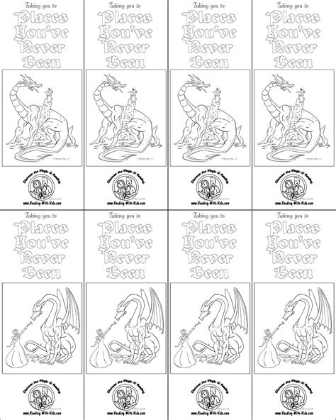 fantasy  dragon coloring pages