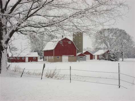 Capture Wisconsin Photo Contest Winter Farm Scene By
