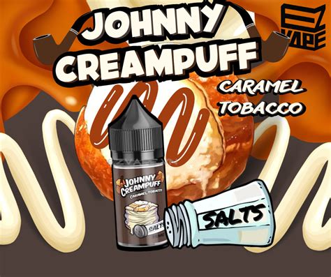 Johnny Creampuff Tinh dầu Vape béo gốc Juice Salt Nic EZVape