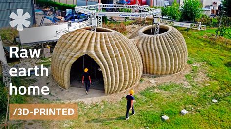 Wasp 3d Prints Eco Homes From Local Raw Earth For 1k Youtube
